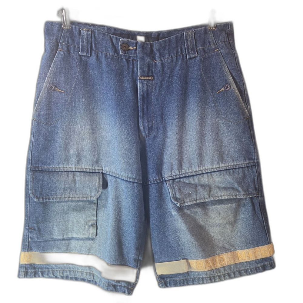Marithe Francois Girbaud Women's 36 Denim Shorts Vintage Shuttle Tape